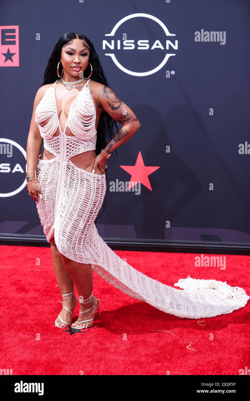 LOS ANGELES, CALIFORNIE, Etats-Unis - JUIN 26: Ari Fletcher arrive aux BET Awards 2022 qui se tiennent au Microsoft Theatre à L.A. Vivez sur 26 juin 2022 à Los Angeles, Californie, États-Unis. (Photo de Xavier Collin/image Press Agency) Credit: Image Press Agency/Alay Live News Banque D'Images