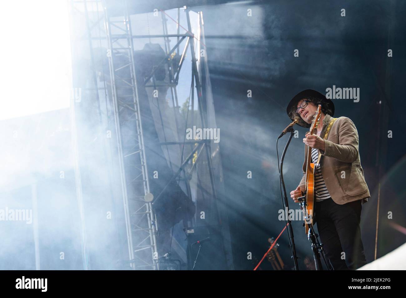 Bergen, Norvège. 14th, juin 2022. Le chanteur, auteur-compositeur et musicien norvégien Bernhoft joue un concert lors du festival de musique norvégien Bergenfest 2022 à Bergen. (Photo: Gonzales photo - Jarle H. Moe). Banque D'Images