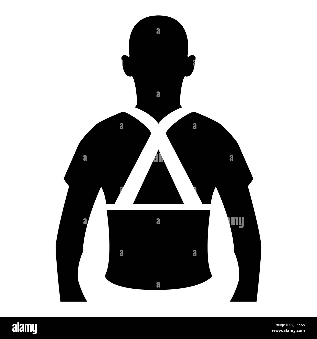 Symbole de support de l'usure isolation sur fond blanc, illustration vectorielle EPS.10 Illustration de Vecteur