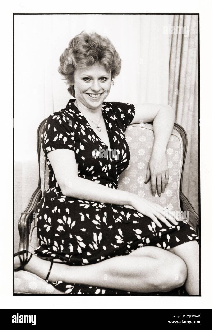 Un portrait posé début 1980s de l'actrice Valeka Gray qui a joué sur plusieurs opéras de savon. À New York Banque D'Images