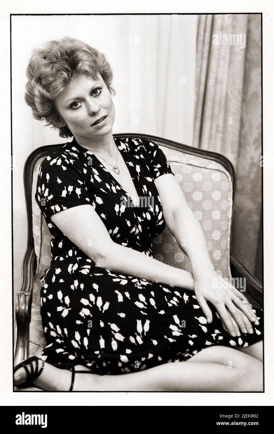 Un portrait posé début 1980s de l'actrice Valeka Gray qui a joué sur plusieurs opéras de savon. À New York Banque D'Images