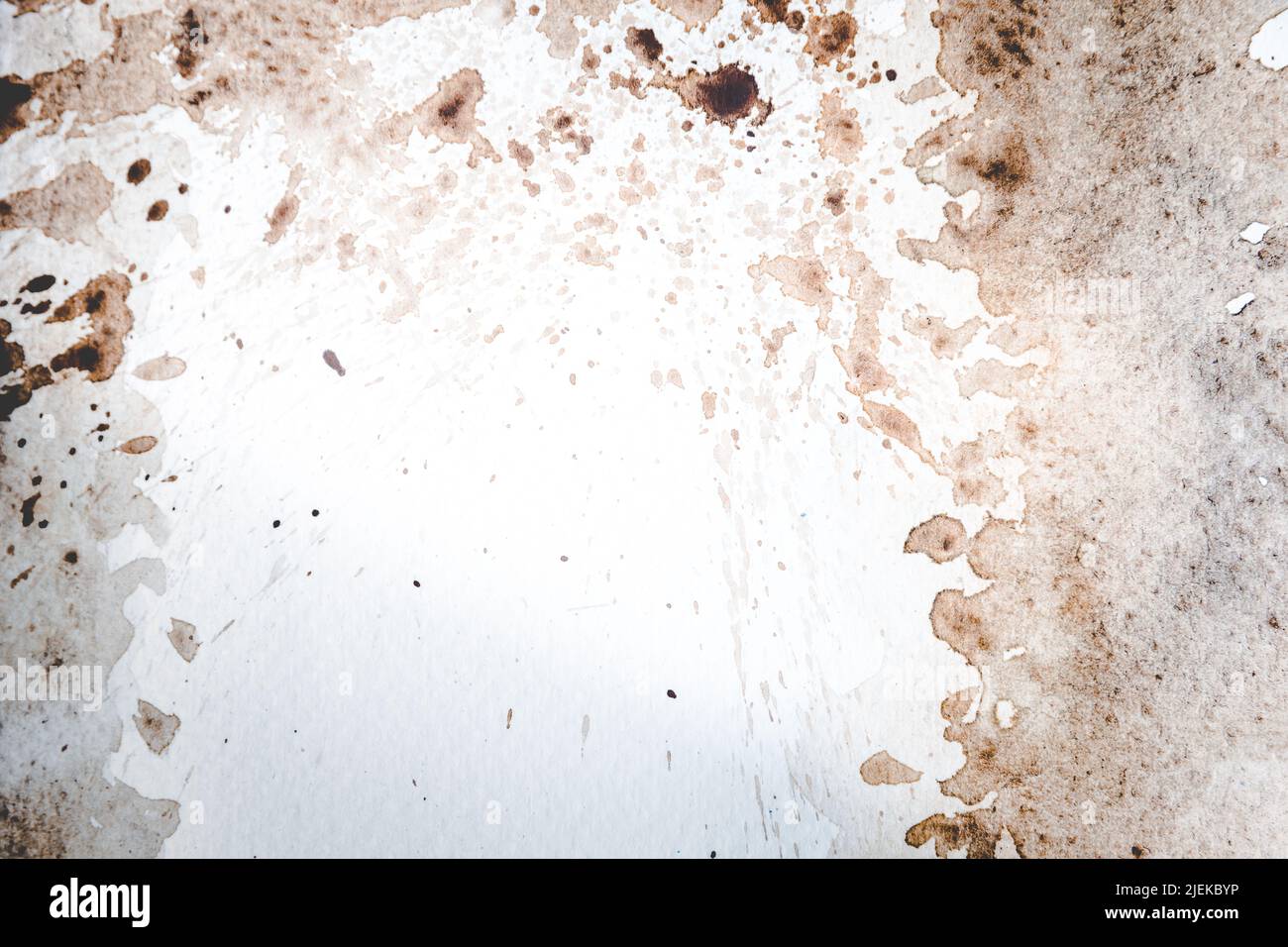 Abstrait brun aquarelle fissure propagation de l'arrière-plan utilisation comme un visuel et de conception. Banque D'Images