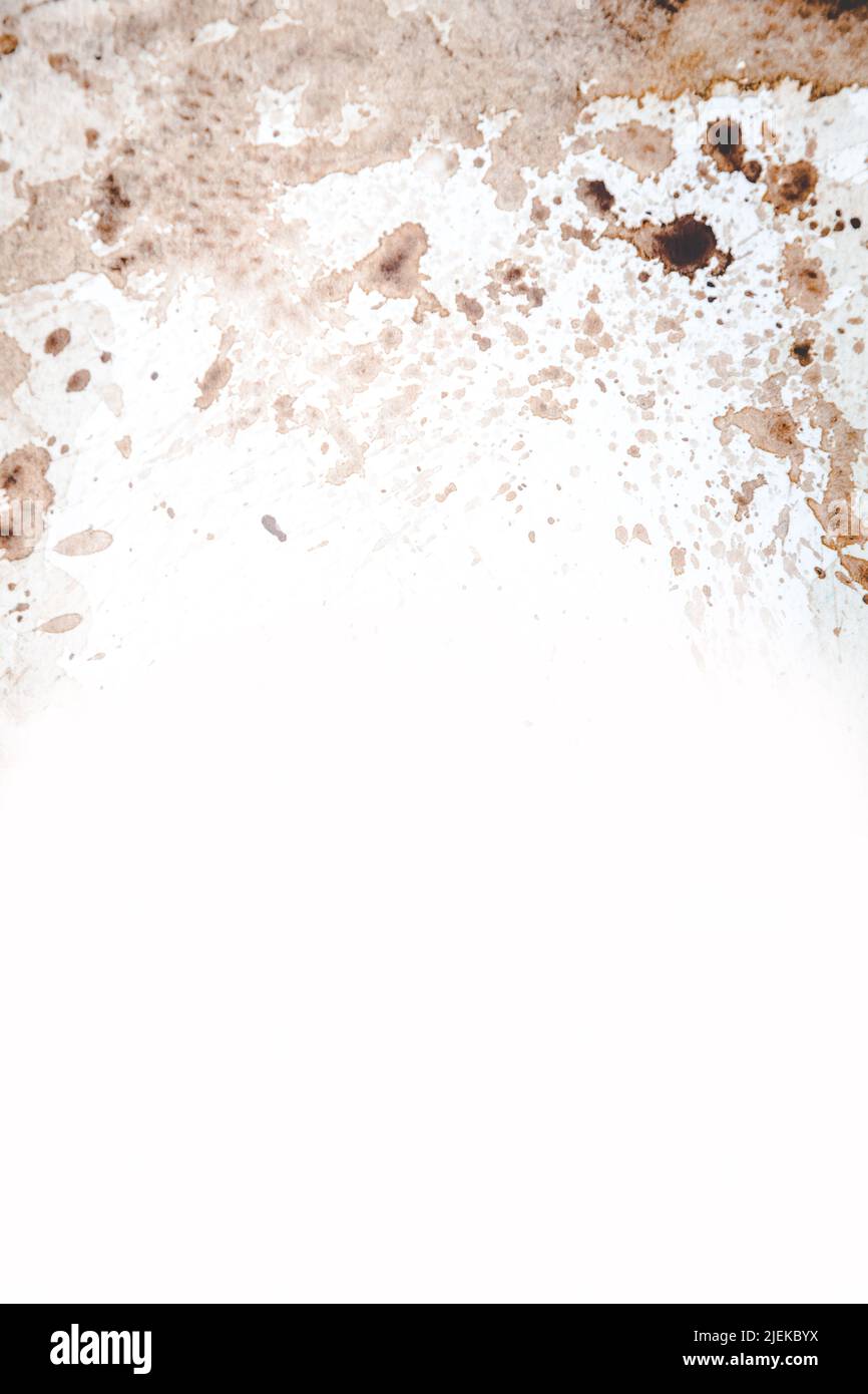 Abstrait brun aquarelle fissure propagation de l'arrière-plan utilisation comme un visuel et de conception. Banque D'Images