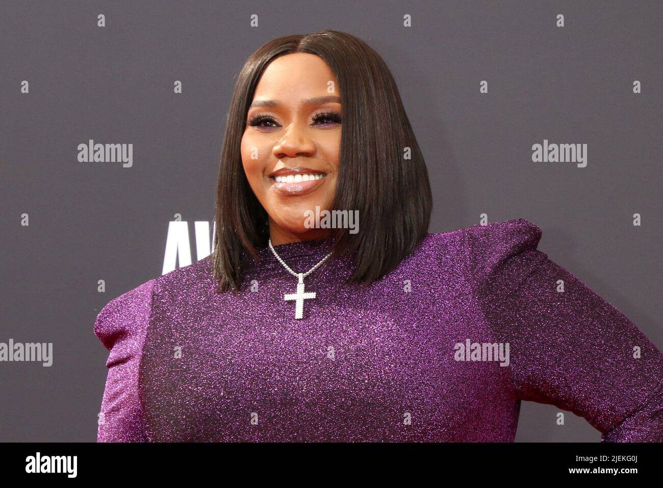 Los Angeles, Californie. 26th juin 2022. Kelly Price at arrivages for BET Awards - partie 1, Microsoft Theatre, Los Angeles, CA 26 juin 2022. Crédit : Priscilla Grant/Everett Collection/Alay Live News Banque D'Images