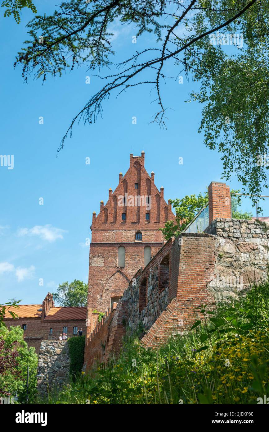 Château teutonique (14e siècle), Kwidzyn, voïvodie, Pologne Banque D'Images