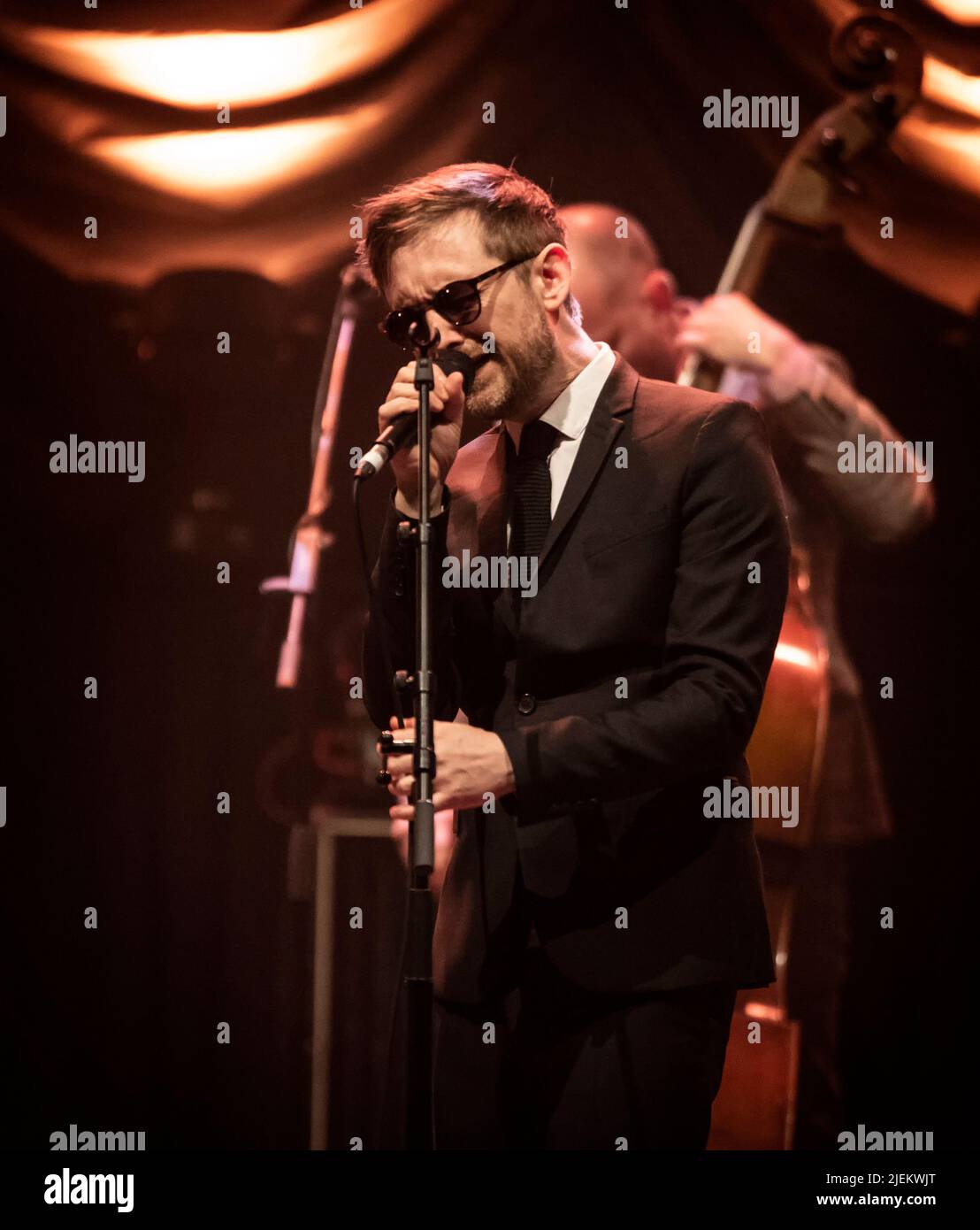 The Divine Comedy au Philharmonic Hall Liverpool Banque D'Images