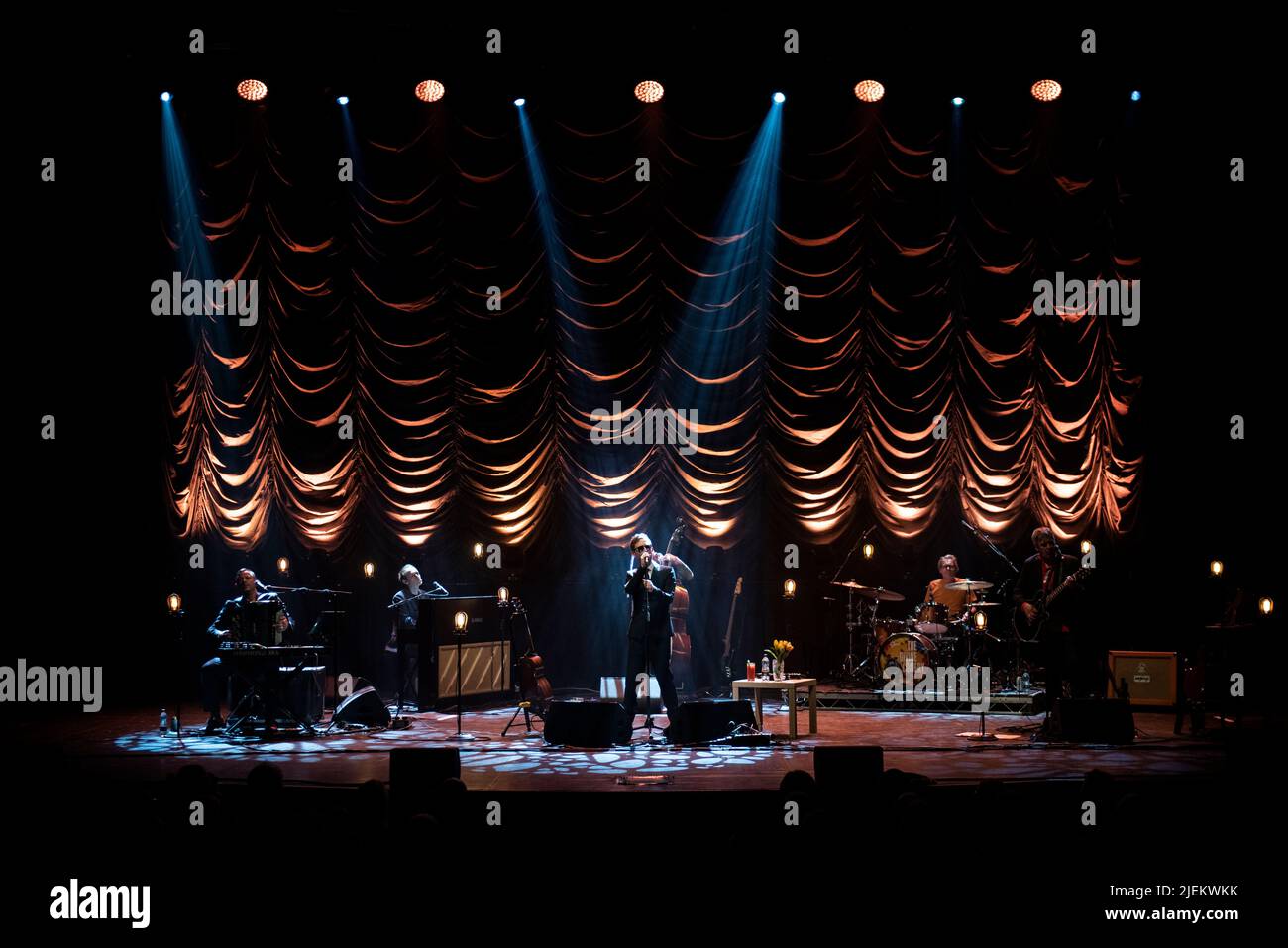 The Divine Comedy au Philharmonic Hall Liverpool Banque D'Images