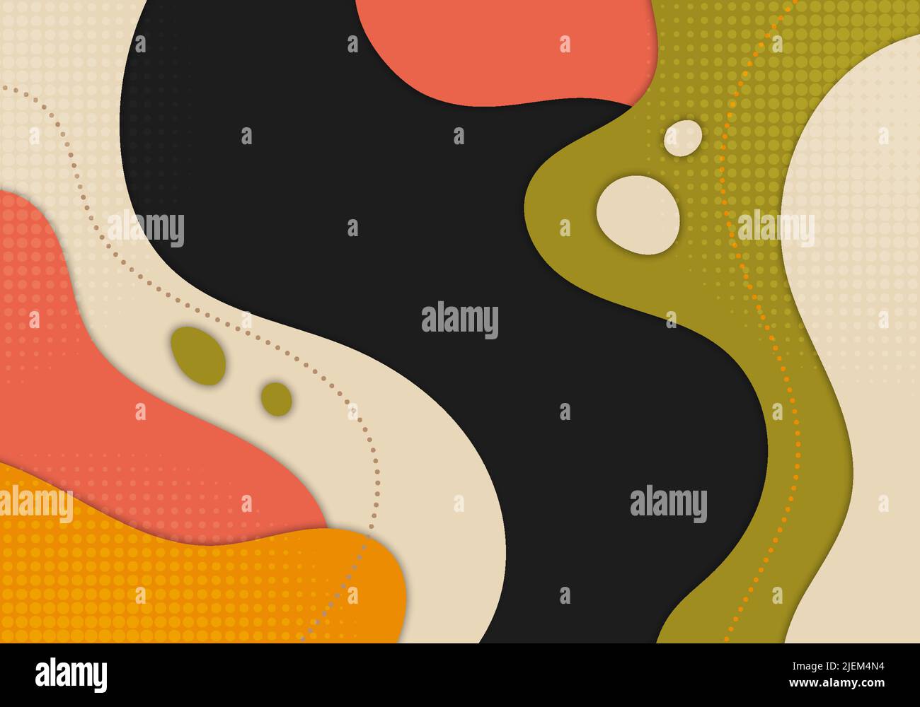 Modèle abstrait coloré art décoration style. Chevauchement minimal de l'arrière-plan. Vecteur Illustration de Vecteur