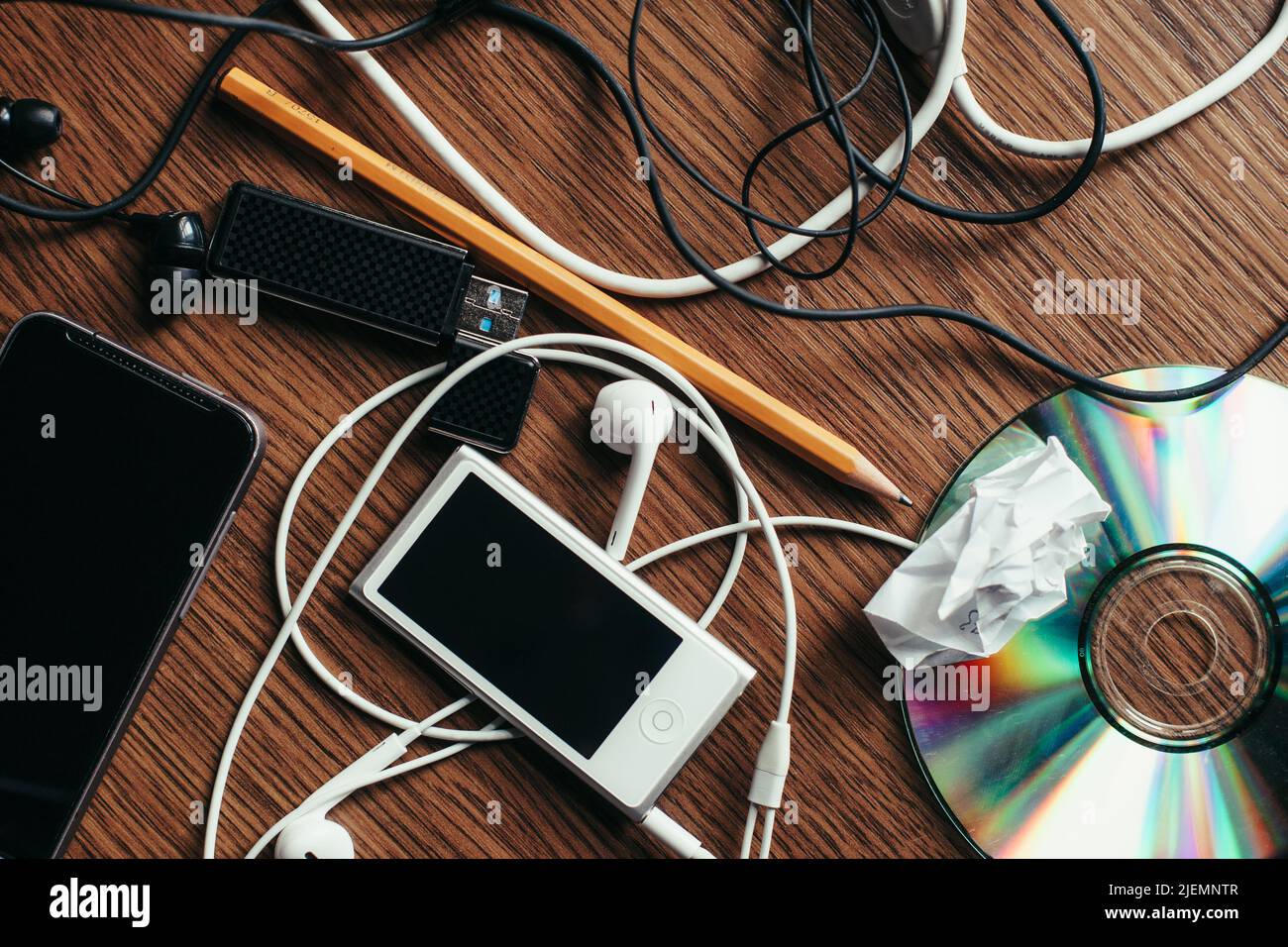 Concept de chaos dans le bureau à domicile Banque D'Images