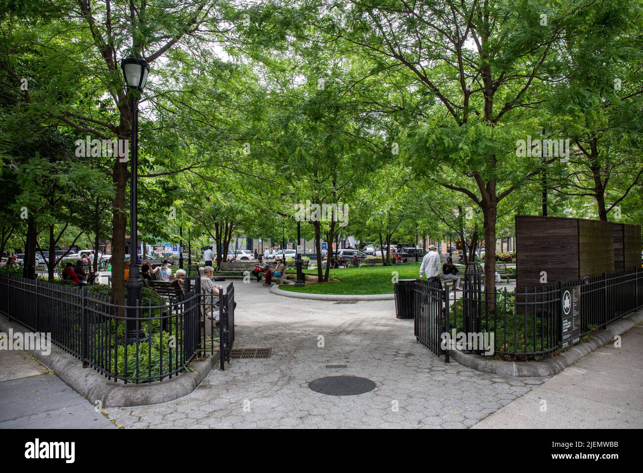 NYC AIDS Memorial Park dans le quartier de Greenwich Village de Manhattan, New York City, États-Unis d'Amérique Banque D'Images