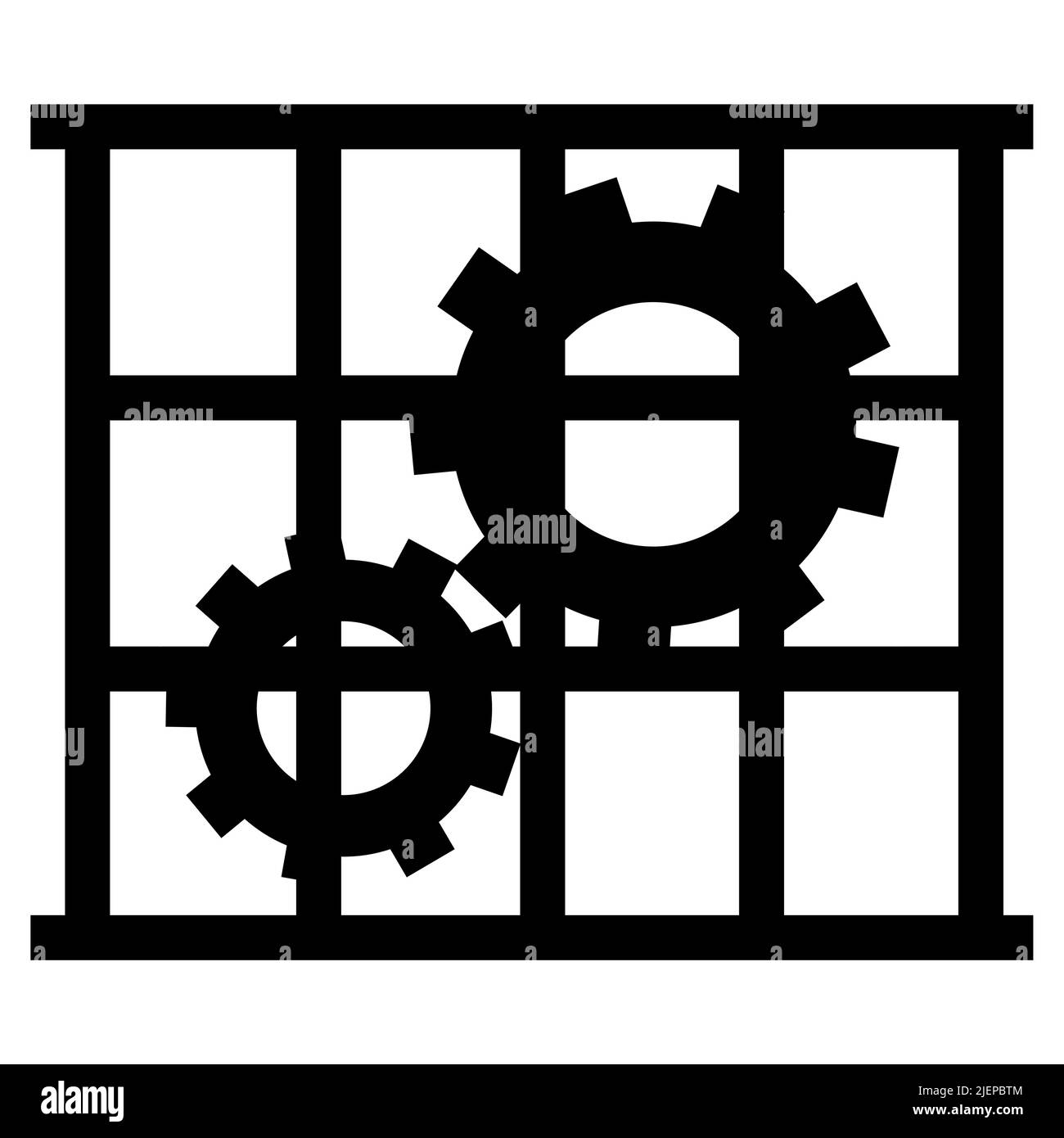 Icône EPI.utiliser le symbole de protection des protections panneau isoler sur fond blanc,Illustration vectorielle EPS.10 Illustration de Vecteur