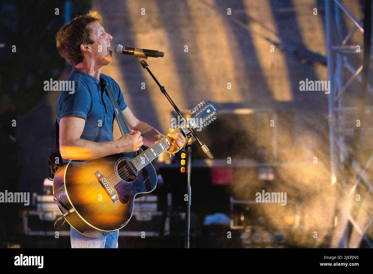 Anfiteatro del Vittoriale Italie 27 juin 2022 James Blunt - Gardone Riviera Lac de garde - vivre à Brescia © Andrea Ripamonti / Alay Banque D'Images