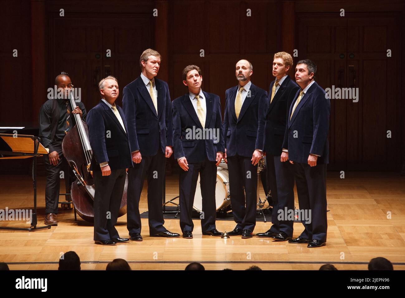 Concert anniversaire 40th The King's Singers au Cadogan Hall, Sloane Terrace, Londres, Royaume-Uni. 30 avril 2008 Banque D'Images