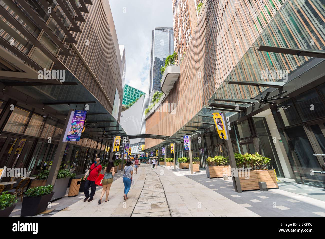 Kuala Lumpur,Malaisie - 19 juin,2022 :vue extérieure de la BBCC LaLaLaport est situé à Bukit Bintang,Malaisie. Banque D'Images