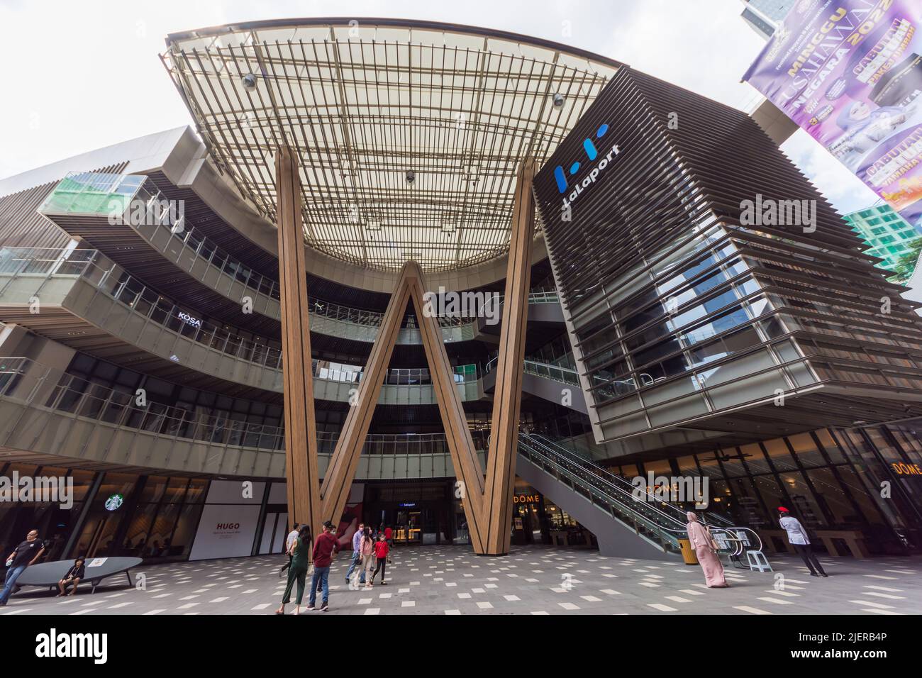 Kuala Lumpur,Malaisie - 19 juin,2022 :vue extérieure de la BBCC LaLaLaport est situé à Bukit Bintang,Malaisie. Banque D'Images