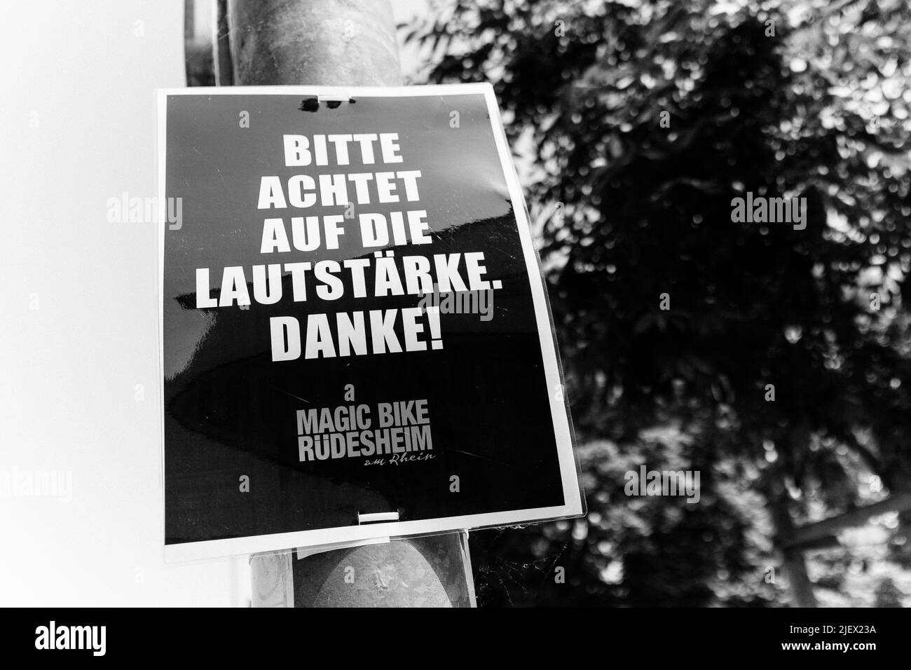 Magic Bikes Rudesheim, l'un des plus grands événements Harley Davidson d'Europe dans la région classée au patrimoine mondial de la vallée du Rhin. Rallye Harley et vélo d'époque, Allemagne Banque D'Images