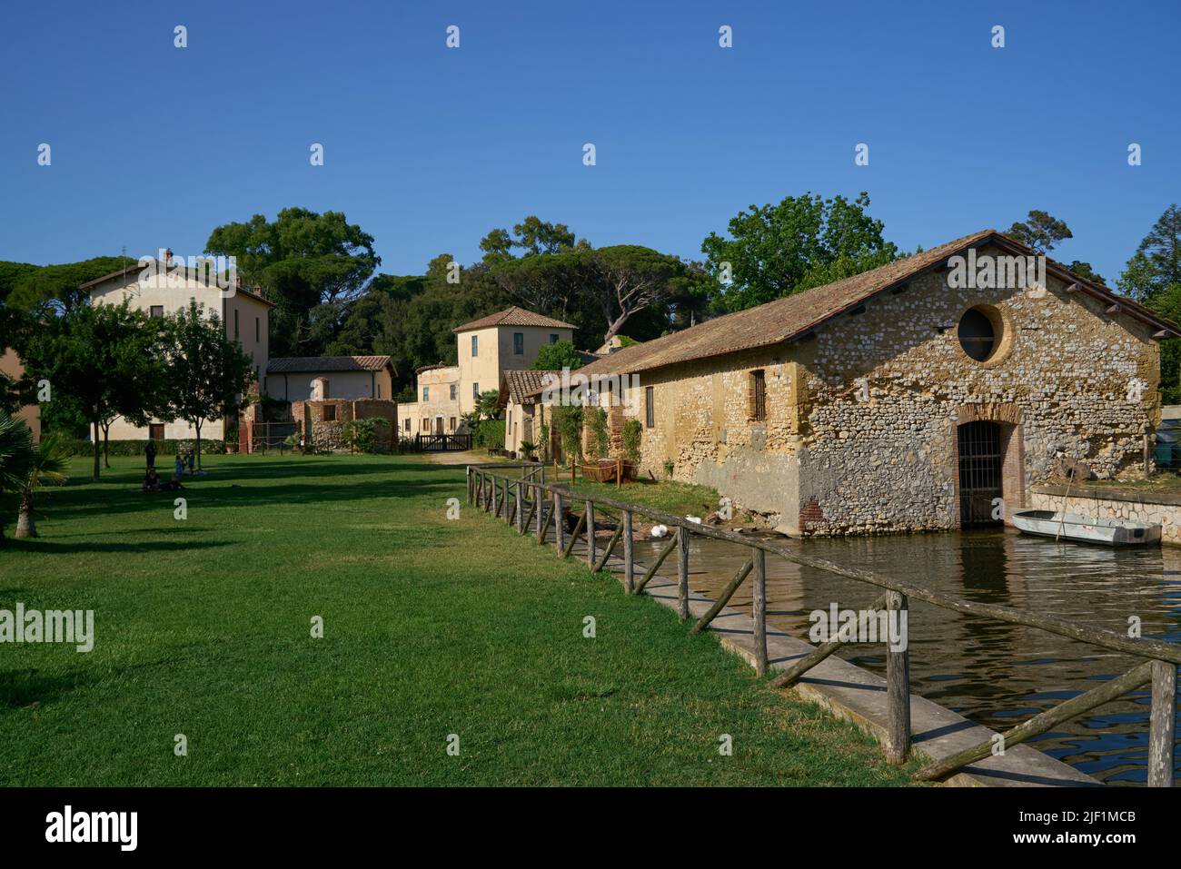 Borgo Fogliano, Parc national de Circeo, Italie Banque D'Images