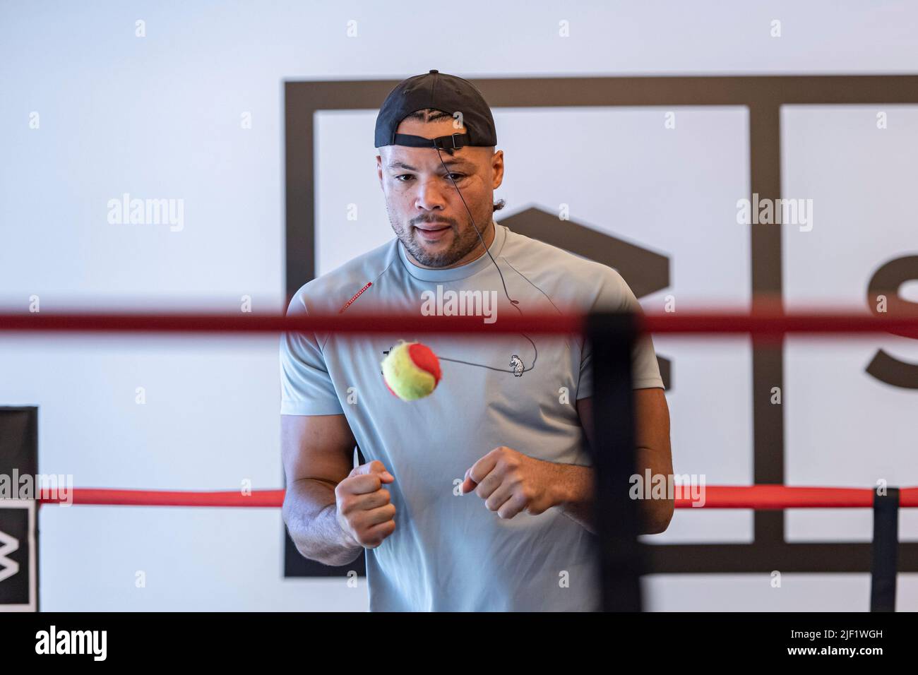 LONDRES, ROYAUME-UNI. 28th juin 2022. Pendant Frankwarren présente - Joe Joyce Media entraînement au Secret Boxing Gym mardi, 28 juin 2022 à LONDRES (usage éditorial seulement, licence requise pour un usage commercial. Aucune utilisation dans les Paris, les jeux ou les publications d'un seul club/ligue/joueur.) Credit: Taka G Wu/Alay Live News Banque D'Images