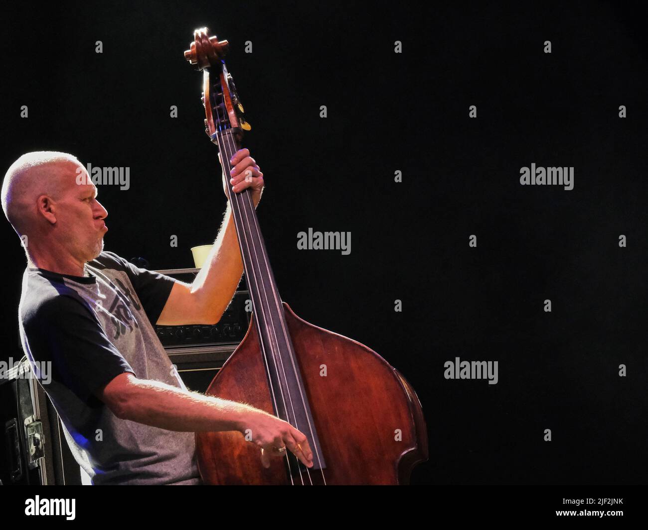Vérone, Italie. 26th juin 2022. Avishai Cohen pendant LE TRIO AVISHAI COHEN, concert de musique à Vérone, Italie, 26 juin 2022 crédit: Agence de photo indépendante/Alamy Live News Banque D'Images