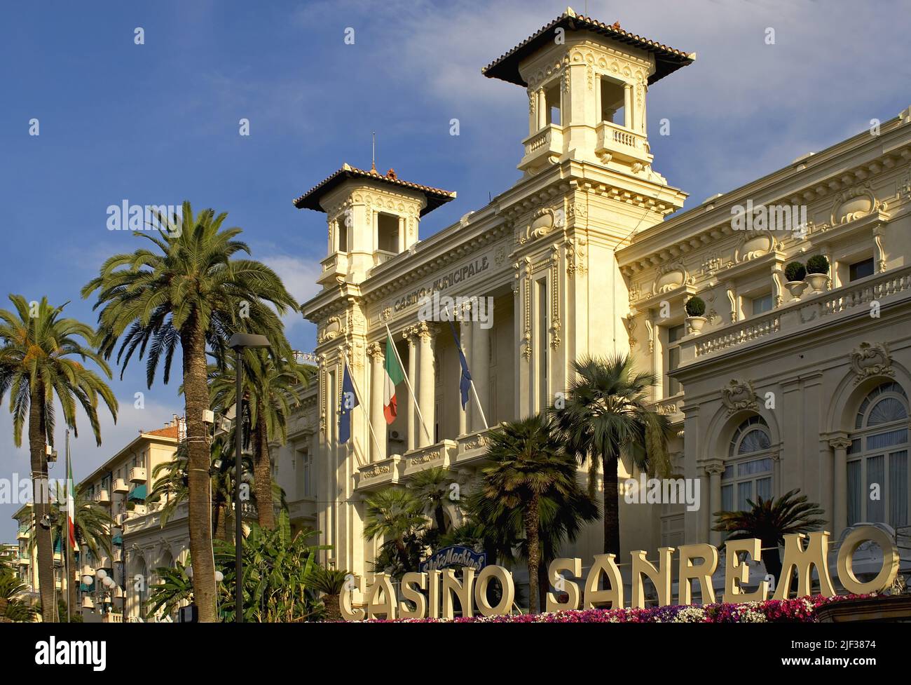 Casino Municipalité de San Remo, Italie, Ligurie Banque D'Images