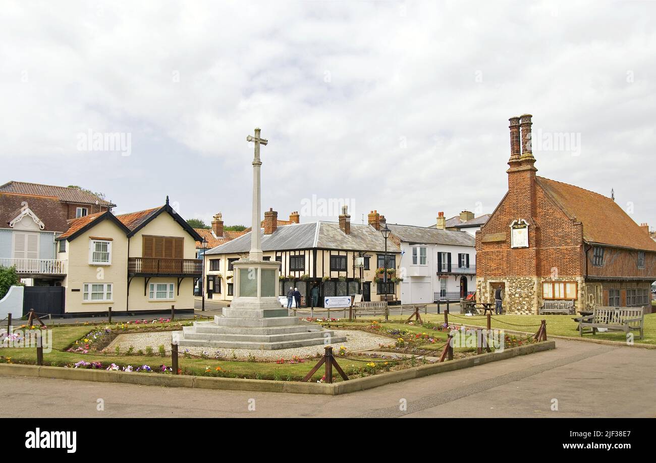 Ville côtière d'Aldeburgh, Royaume-Uni, Angleterre Banque D'Images