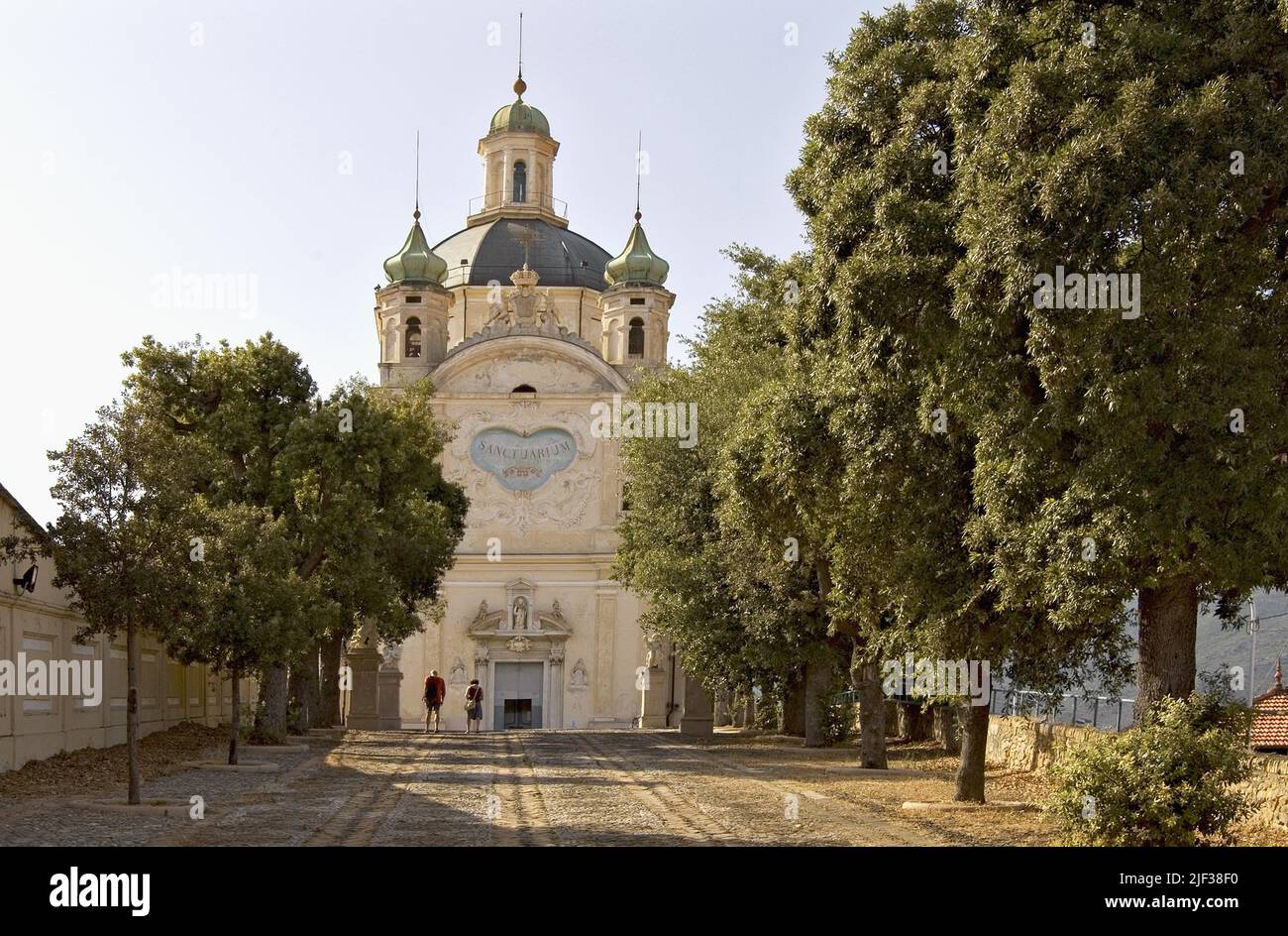 Santuario della Madonna della Costa, Italie, Ligurie, Sanremo Banque D'Images