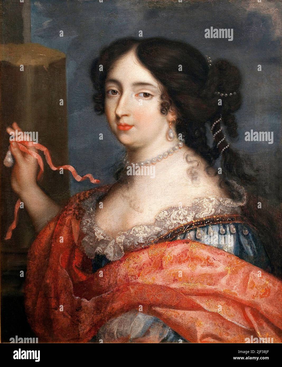 Françoise d'Aubigne (Madame de Maintenon, 1635-1719). Peinture de Pierre I Mignard, dit le Romain (1612-1695), aile sur toile, art francais, 17e siecle. Musée des Beaux-Arts de Niort. Banque D'Images