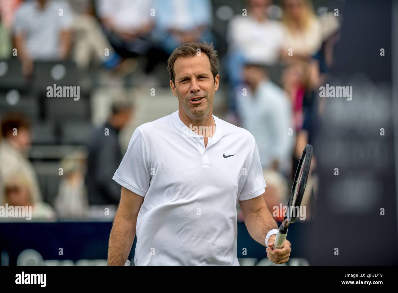 Londres, Royaume-Uni. 25th juin 2022. Greg Rusedski lors de la Giorgio Armani tennis Classic au Hurlingham Club, Londres, Royaume-Uni, le 25 juin 2022. Photo de Phil Hutchinson. Utilisation éditoriale uniquement, licence requise pour une utilisation commerciale. Aucune utilisation dans les Paris, les jeux ou les publications d'un seul club/ligue/joueur. Crédit : UK Sports pics Ltd/Alay Live News Banque D'Images