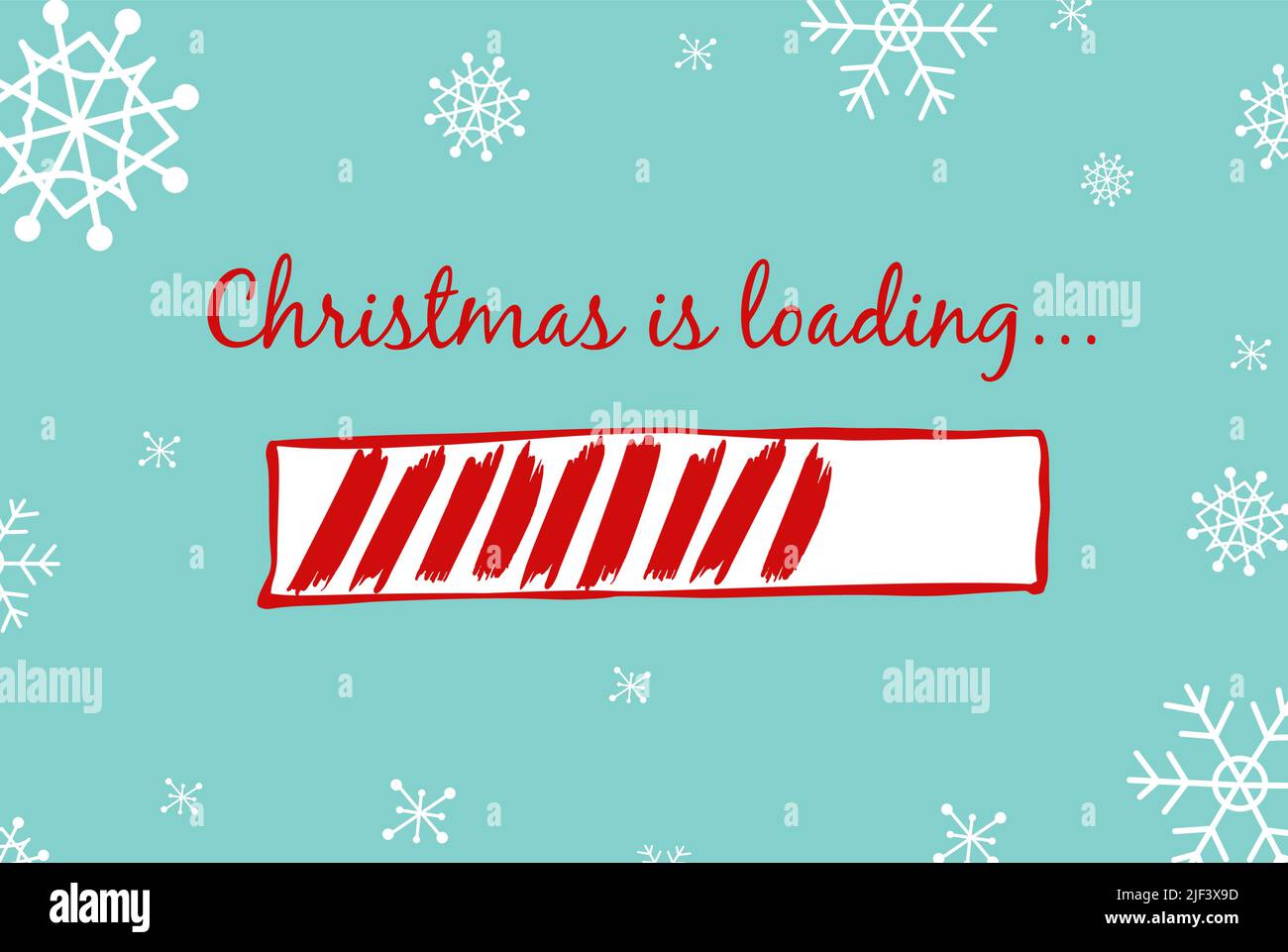 Barre de progression nouvelle année 2022. Planification des objectifs. Chargement de l'illustration vectorielle pour la conception graphique, site Web Illustration de Vecteur