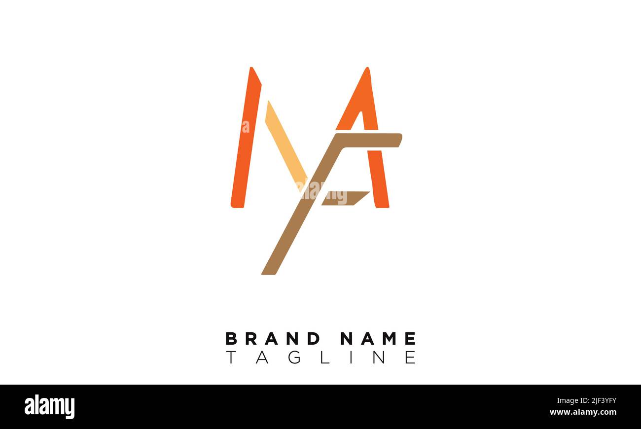 Lettres alphabétiques MF initiales logo monogramme Illustration de Vecteur