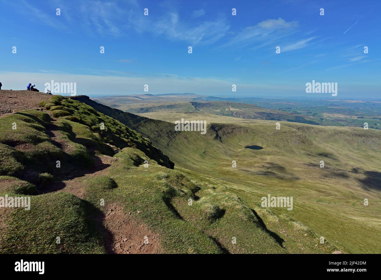 Marche en fer à cheval, Pen-y-Fan Banque D'Images
