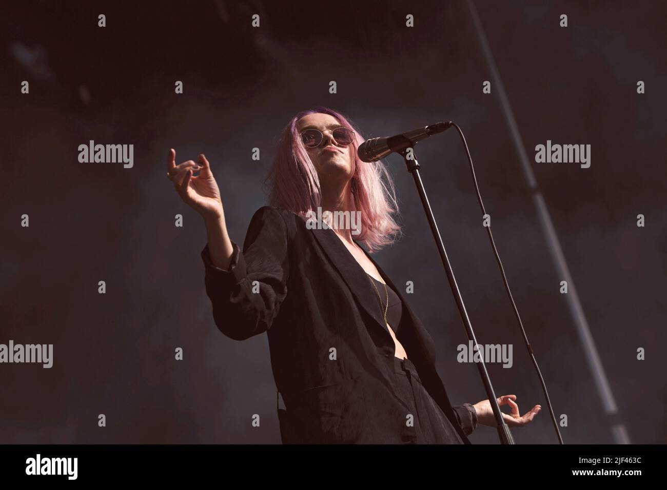 Stockholm, Suède. 06th septembre 2017. Ana Diaz se produit en direct sur scène au festival Popaganda de Stockholm. (Photo de Valeria Magri/SOPA Images/Sipa USA) crédit: SIPA USA/Alay Live News Banque D'Images