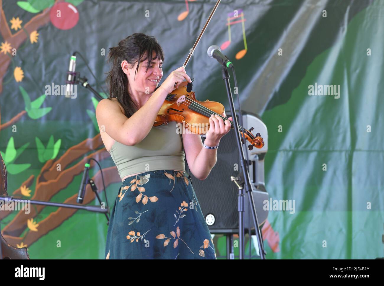 Golden Shoals se produit au Green River Festival Banque D'Images