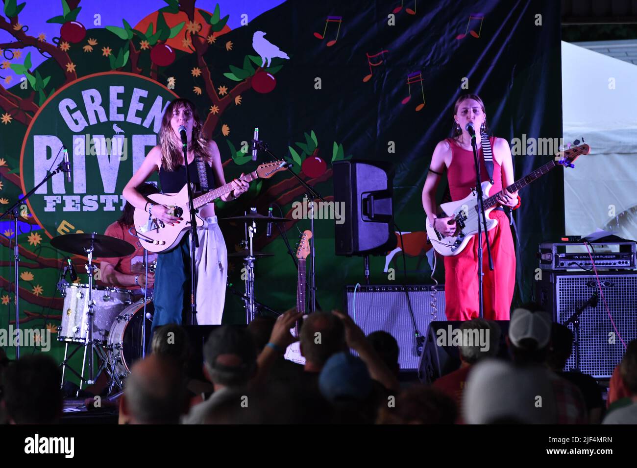 Pruneaux au Green River Festival Banque D'Images
