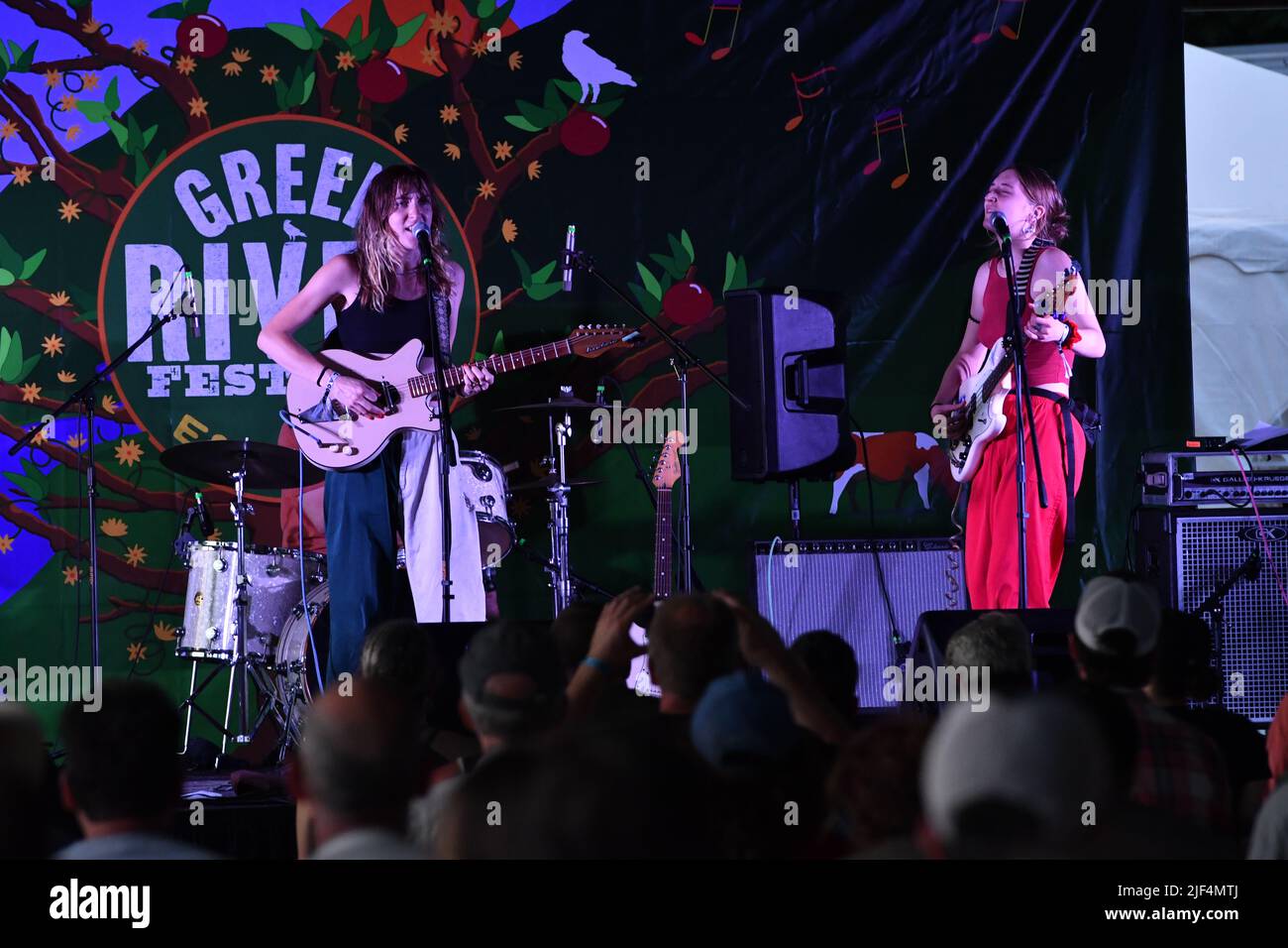 Pruneaux au Green River Festival Banque D'Images