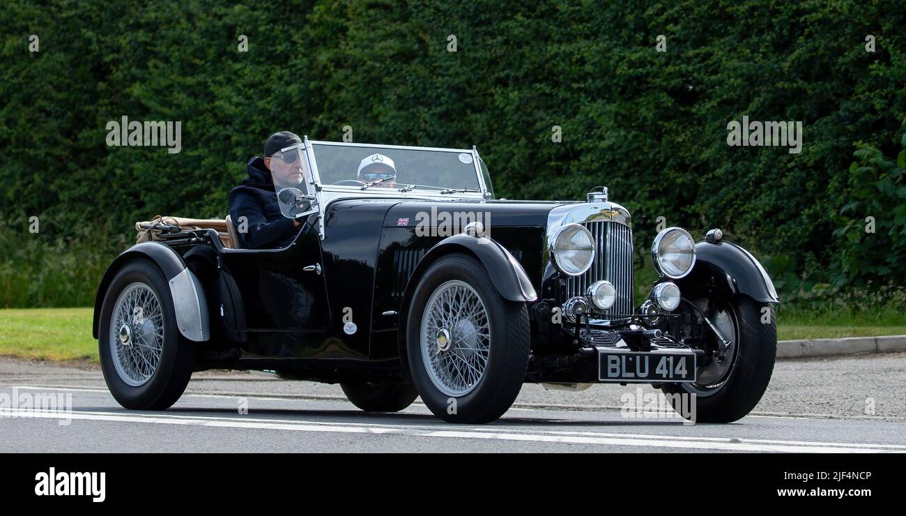 1934 châssis court Aston Martin Mark II Banque D'Images