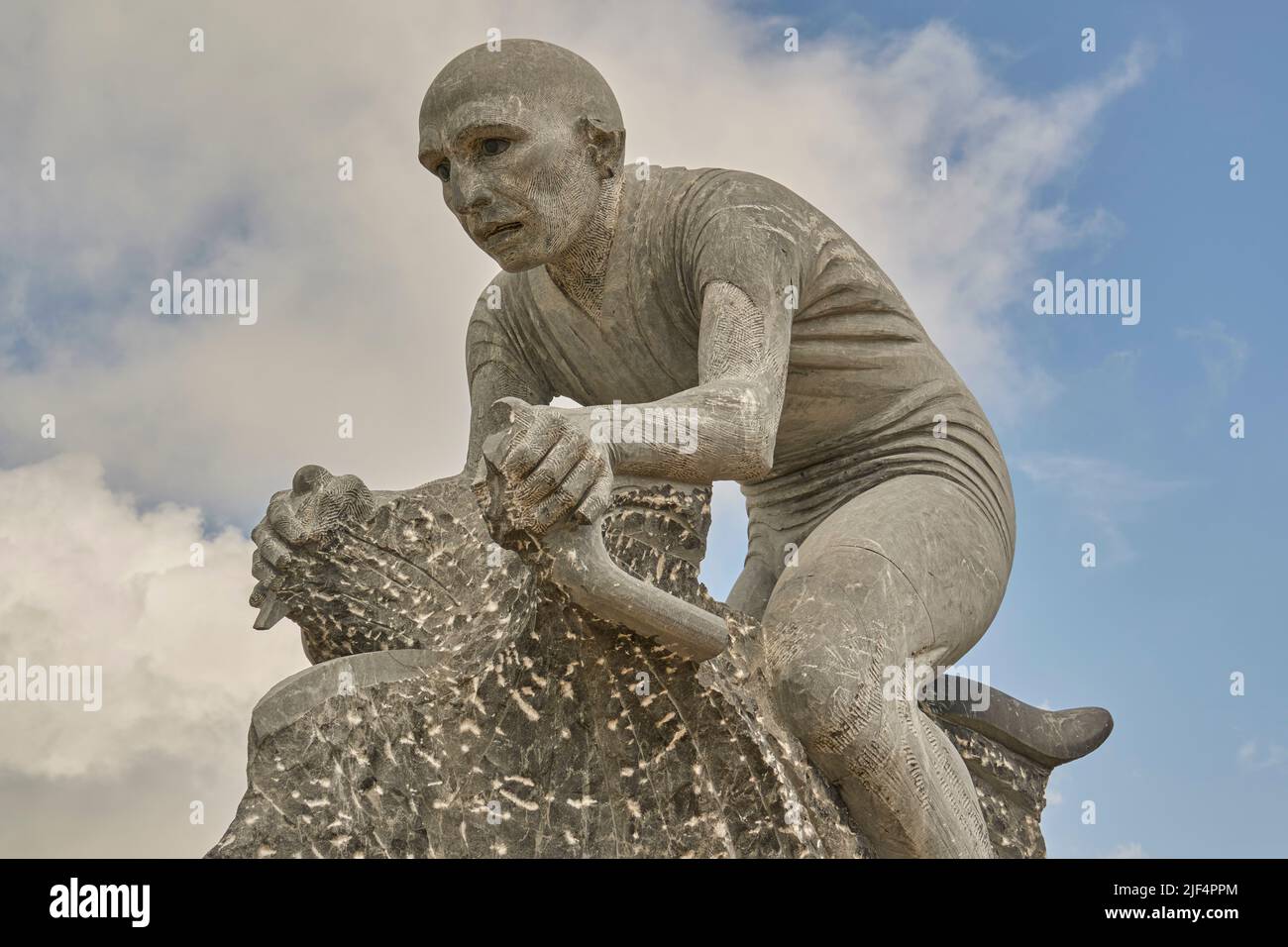 Marco Pantani, Colle Fauniera, Piémont, Italie Banque D'Images