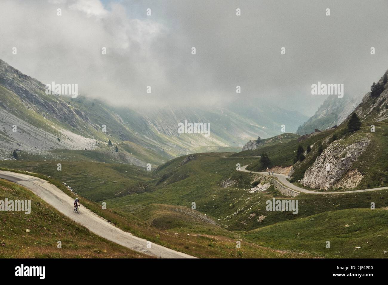 Colle Fauniera, Piémont, Italie Banque D'Images