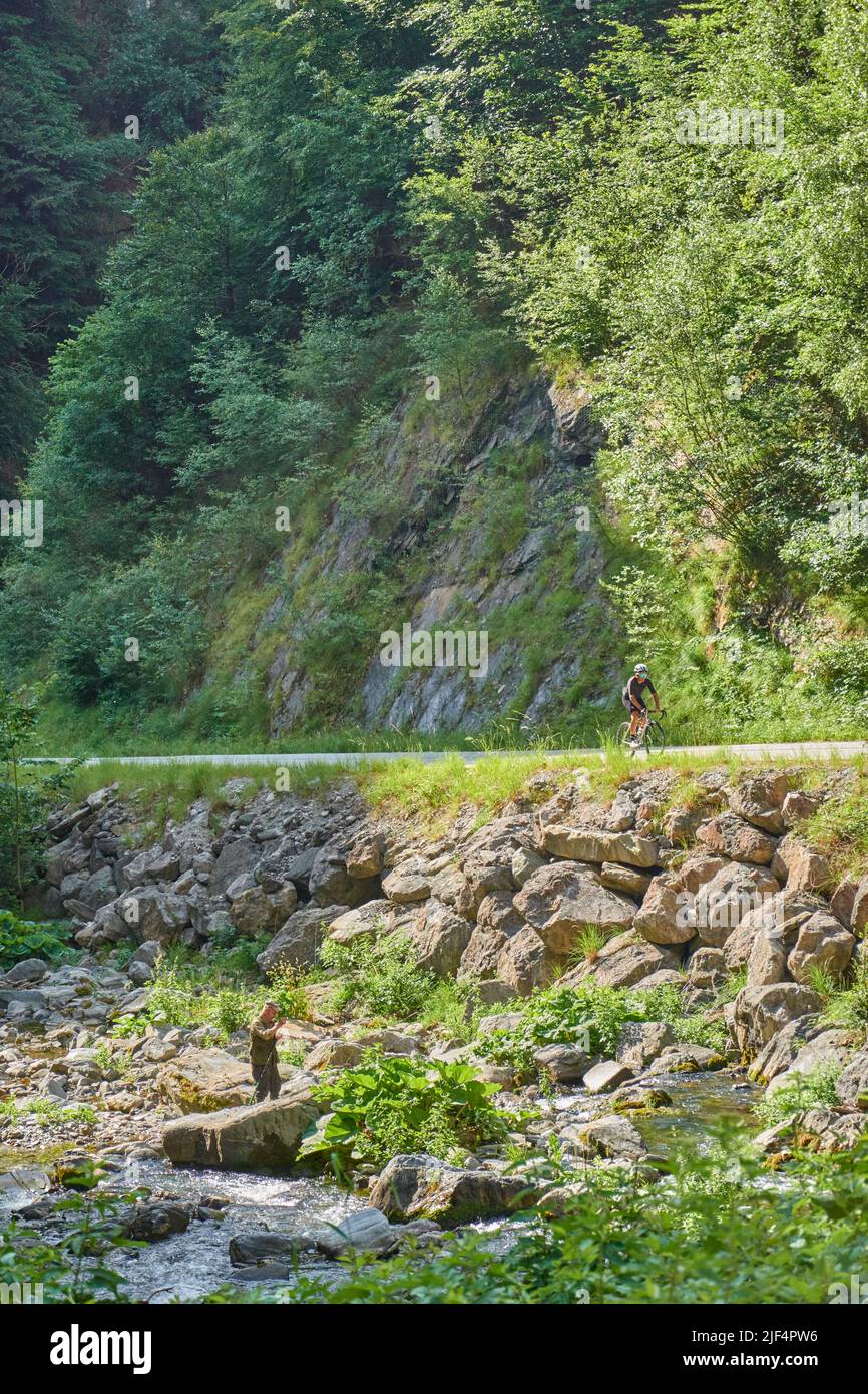 Colle Fauniera, Piémont, Italie Banque D'Images