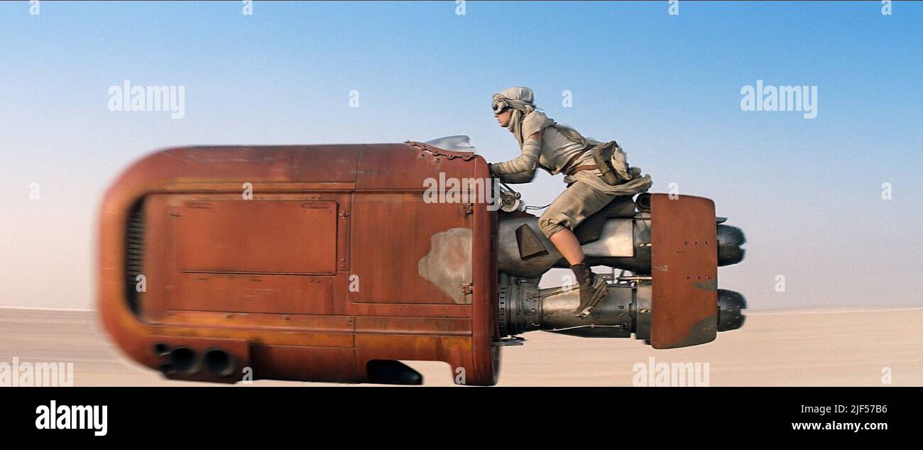 DAISY RIDLEY, Star Wars : Episode VII - LA FORCE se réveille, 2015 Banque D'Images