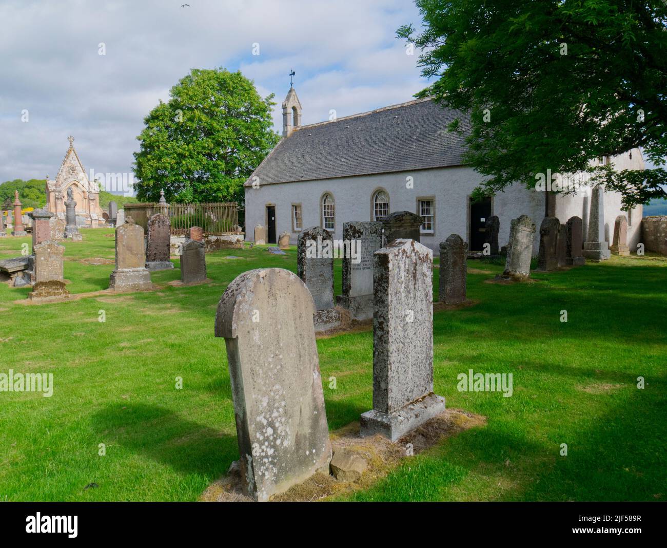 Vieille église de Kincardine, Ardgay, Ross et Cromarty Banque D'Images