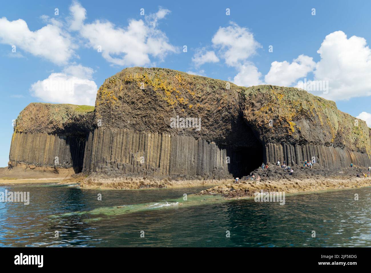 À l'île de Staffa, Hébrides intérieures, Ecosse Banque D'Images