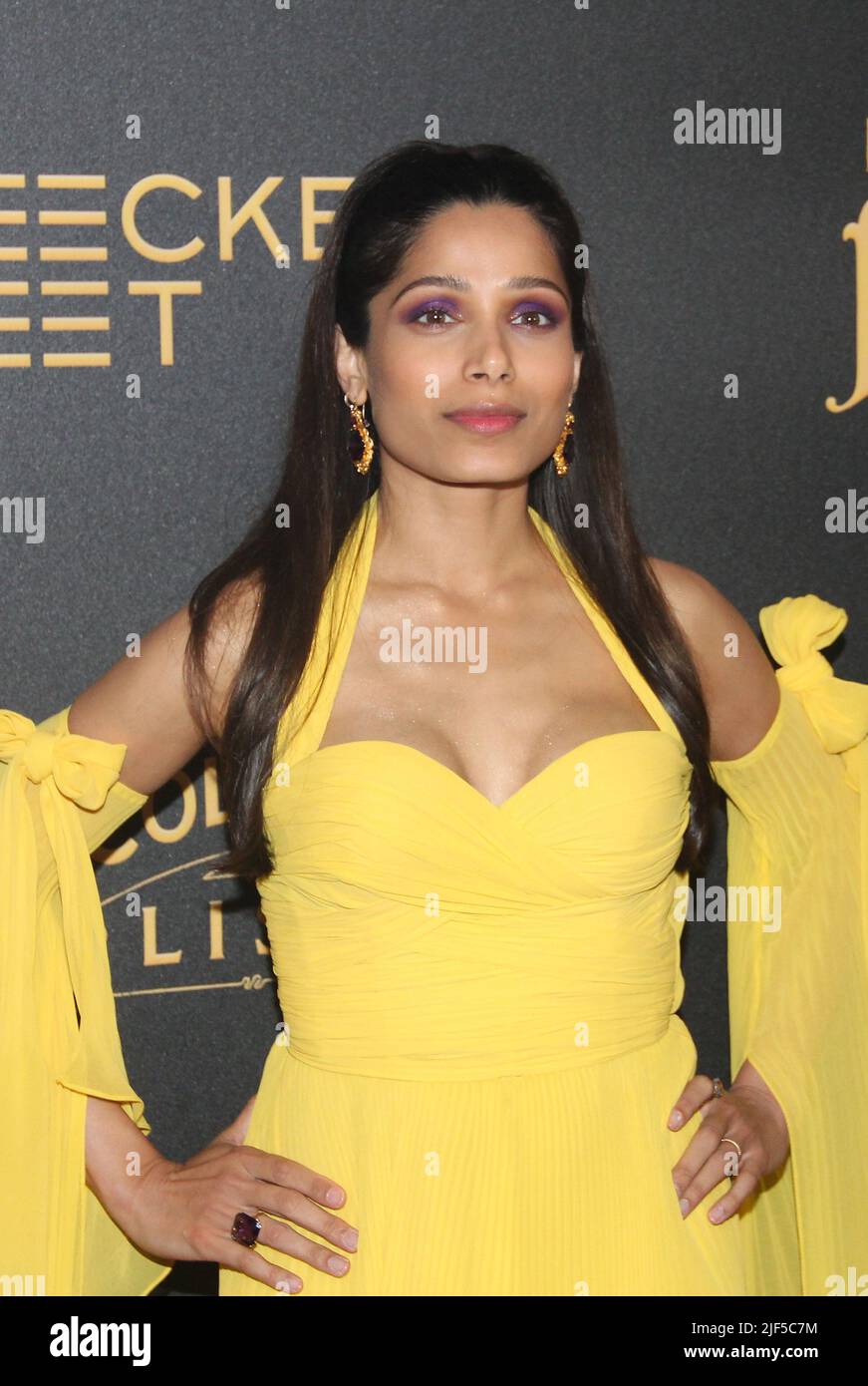 New York, NY, États-Unis. 29th juin 2022. Freida Pinto à New York examen spécial de la liste de M. Malcolm au DGA Theatre, New York, on 29 juin 2022. Crédit : Erik Nielsen/Media Punch/Alay Live News Banque D'Images