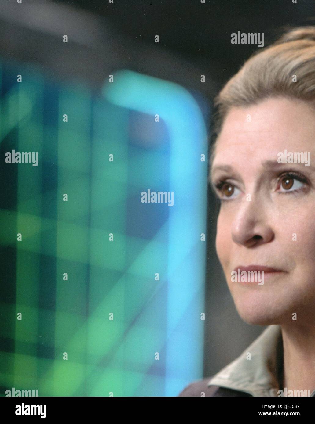 CARRIE FISHER, Star Wars : Episode VII - LA FORCE se réveille, 2015 Banque D'Images
