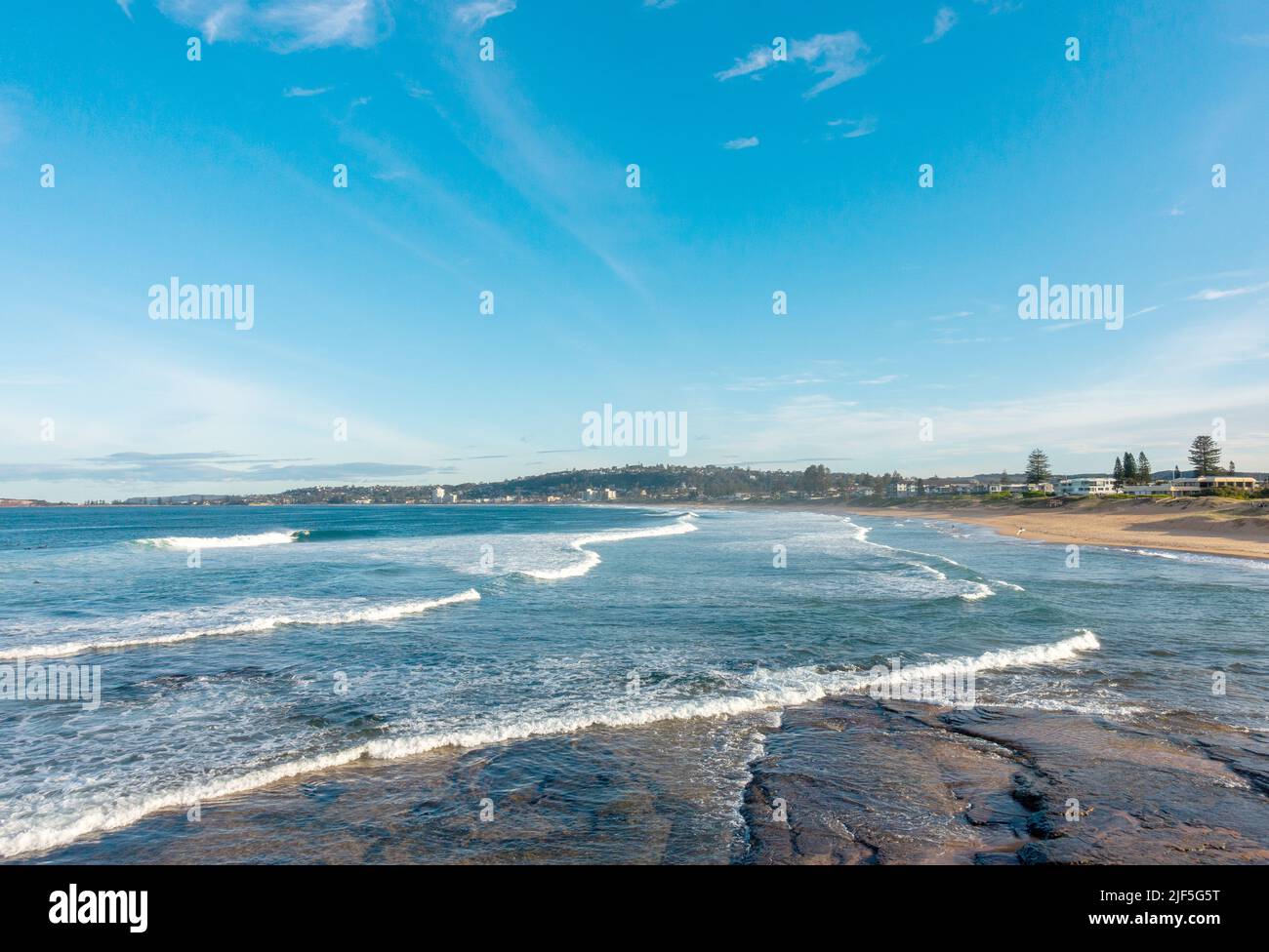 Vue au sud du récif de narrabea Banque D'Images