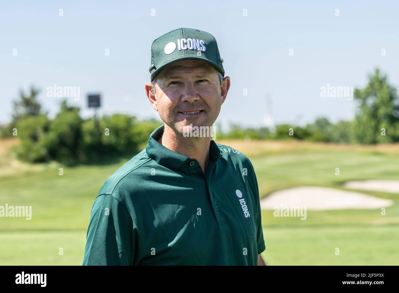 Jersey City, NJ - 29 juin 2022 : Ricky Ponting participe à l'événement inaugural de la série Icons et à la conférence de presse au club de golf national Liberty Banque D'Images