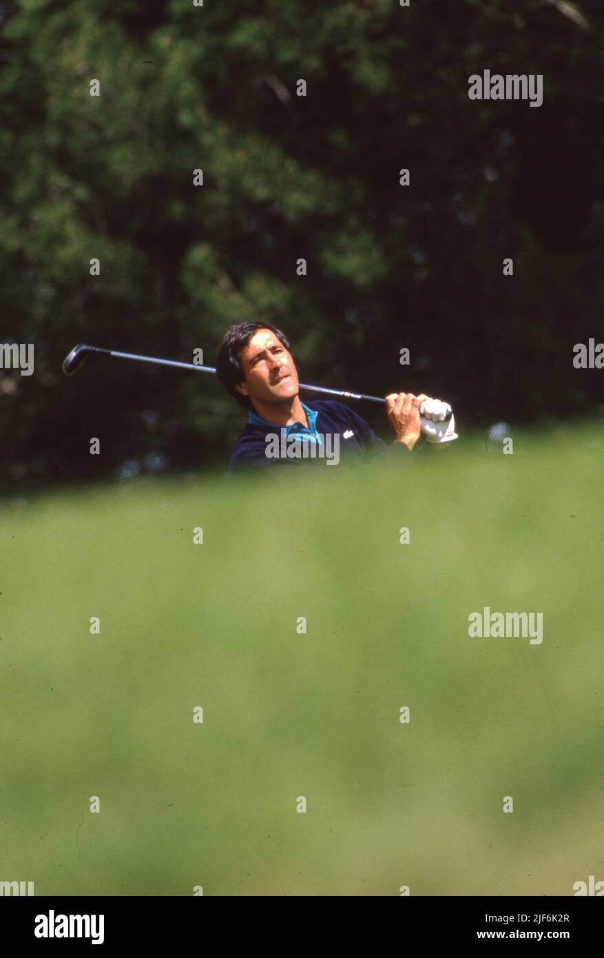 Seve Ballesteros - Golfer 1988 Madrid photo ouverte par Tony Henshaw Banque D'Images