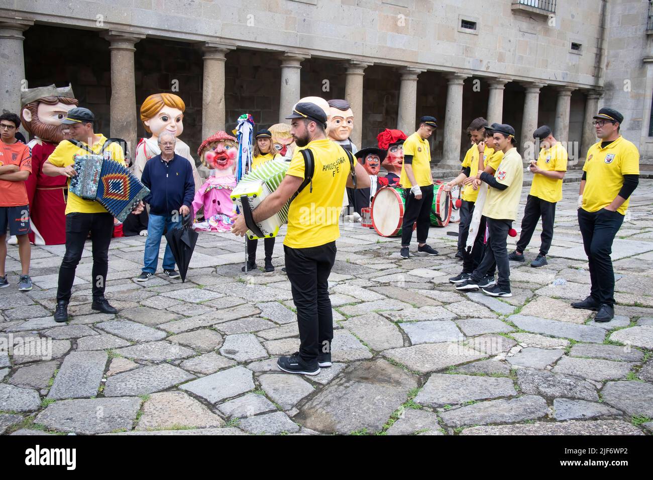 Groupe folklorique, fête de Sao Joao, Braga Banque D'Images