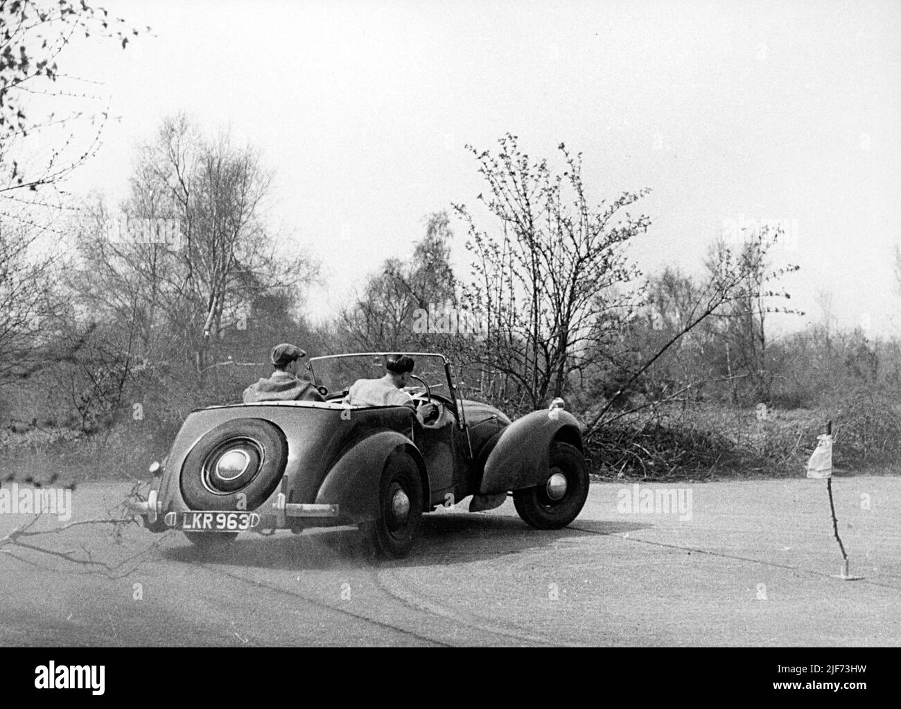 Allard L type London MC petit rallye 1953 Banque D'Images