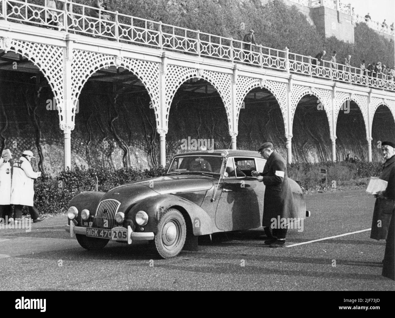 Saloon Allard P1, rallye Daily Express 1952 Banque D'Images